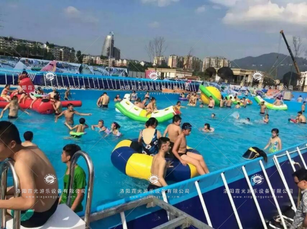 柳江充气游泳池